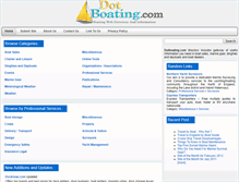Tablet Screenshot of dotboating.com